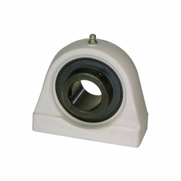 Iptci Tap Base Pillow Block Ball Brg Unit, 1.375 in Bore, Thermoplastic Hsg, Black Ox Insert, Set Screw BUCTPA207-22